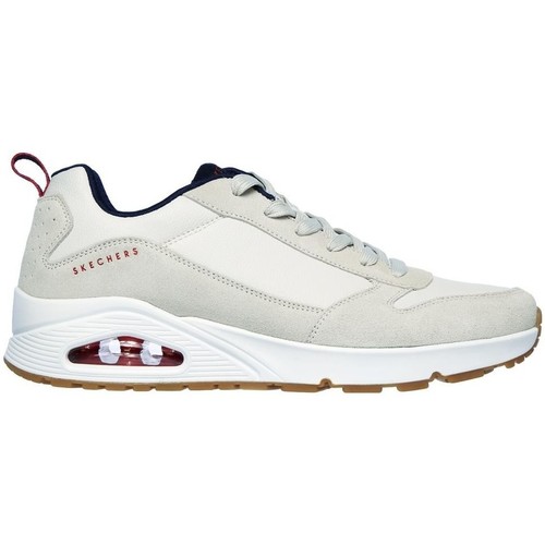 Chaussures Homme Baskets mode Ivory Skechers BASKETS  UNO - STACRE BLANC Blanc