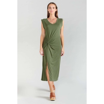 Le Temps des Cerises Robe longue gana kaki Vert - Vêtements Robes Femme  29,00 €
