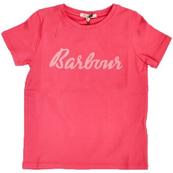 Vêtements Fille T-shirts manches courtes Barbour GTS0081 Rose