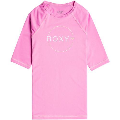Vêtements Fille T-shirts Young manches courtes Roxy Beach Classics Rose