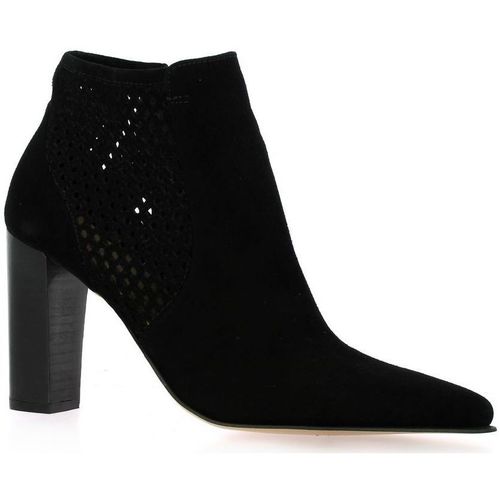 Chaussures Femme Boots sneakers Vidi Studio Boots sneakers cuir velours Noir