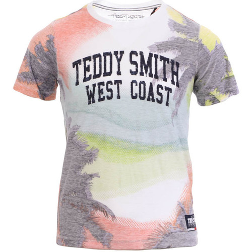 Vêtements Garçon T-shirts manches courtes Teddy Smith 61006271D Blanc
