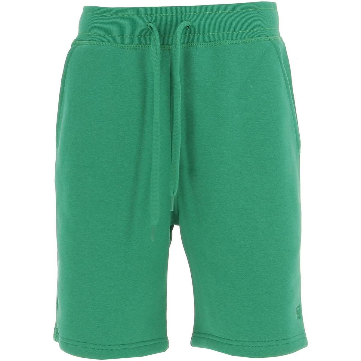 Vêtements Homme Shorts / Bermudas G-Star Raw Premium core sw short jolly green Vert