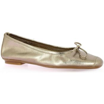 Chaussures Femme Ballerines / babies Reqin's Ballerines cuir laminé  champagne Champagne