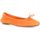 Chaussures Femme Ballerines / babies Reqin's Ballerines cuir velours abricot Orange