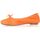 Chaussures Femme Ballerines / babies Reqin's Ballerines cuir velours abricot Orange