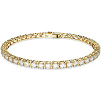 Montres & Bijoux Femme Bracelets Swarovski Bracelet  Matrix Tennis M placage doré Jaune