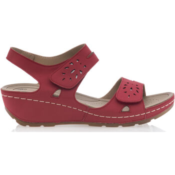 Chaussures Femme Petit : 1 à 2cm Amarpies Sandales / nu-pieds Femme Rouge Rouge
