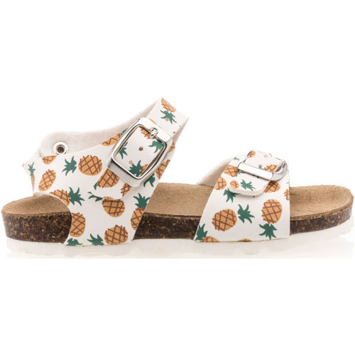 Gextop Sandales / nu-pieds Fille Blanc BLANC - Chaussures Sandale Enfant  22,99 €