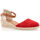 Chaussures Femme Espadrilles Relax Espadrilles / semelles corde Femme Rouge Rouge