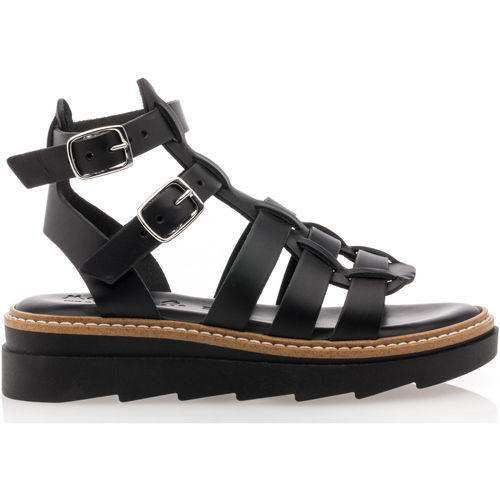 Mordi La Vita Sandales / nu-pieds Fille Noir Noir - Chaussures Sandale  Enfant 47,99 €