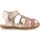 Chaussures Enfant Sandales et Nu-pieds Alma Sandales / nu-pieds Bébé fille Jaune Doré
