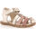 Chaussures Enfant Sandales et Nu-pieds Alma Sandales / nu-pieds Bébé fille Jaune Doré