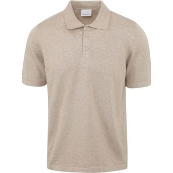 Vêtements Homme T-shirts & Polos Knowledge Cotton Apparel Polo Beige Beige