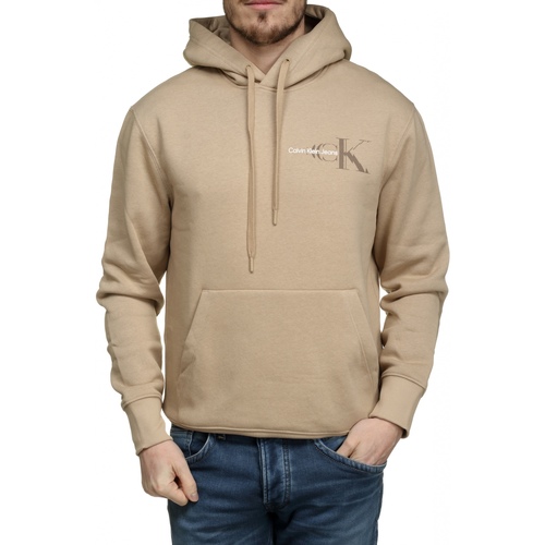 Calvin Klein Jeans Sweat à capuche Beige - Vêtements Sweats Homme 119,90 €