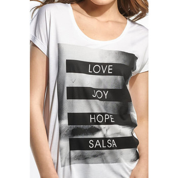 Salsa T Shirt femme Maiorca blanc 001 Blanc