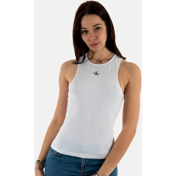 Vêtements Femme Débardeurs / T-shirts sans manche Calvin Klein Jeans j20j220765 blanc