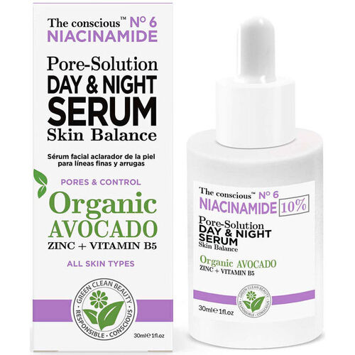 Beauté Soins ciblés The Conscious™ Niacinamide Pore-solution Day & Night Serum Organic Avocado 
