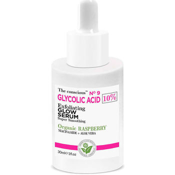 Beauté Anti-Age & Anti-rides The Conscious™ Glycolic Acid Exfoliating Glow Serum Organic Raspberry 