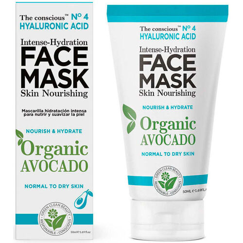 Beauté Hydratants & nourrissants The Conscious™ Hyaluronic Acid Intense-hydration Face Mask Organic Avocado 