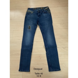 Vêtements Femme Jeans droit Desigual A vendre jeans Bleu