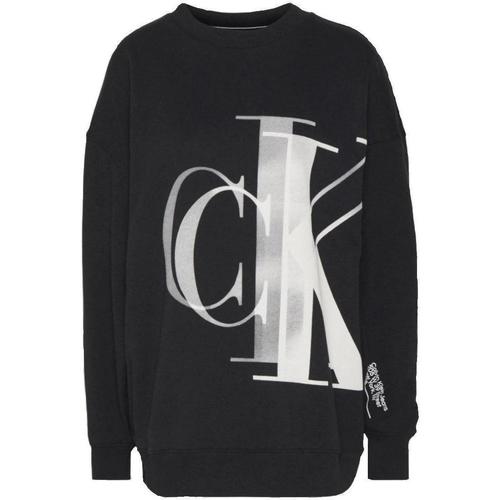 Vêtements Femme Sweats Calvin Klein Jeans track Noir