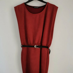 Vêtements Femme Robes courtes New Collection robe avec ceinture Rouge
