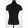Vêtements Femme Débardeurs / T-shirts sans manche Emporio Armani Chemise manches courtes en coton Noir