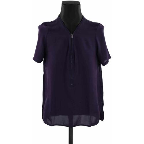 Vêtements Femme Débardeurs / T-shirts sans manche The Kooples Top en soie Violet