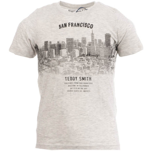 Vêtements Garçon Dot Print Regular Fit Shirt Teddy Smith 61005441D Blanc