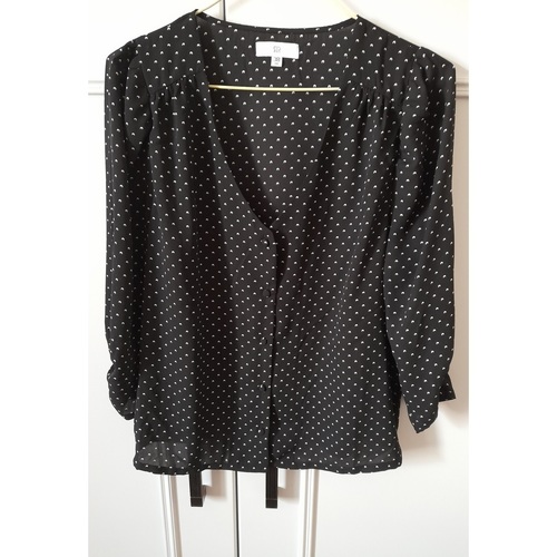 La Redoute blouse manches 3/4 Noir - Vêtements Chemises / Chemisiers Femme  22,00 €