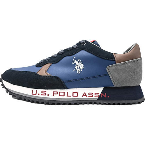 Chaussures Navy Baskets mode U.S Polo Assn. Cleef002 Bleu