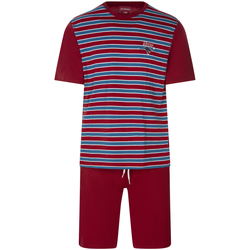 Vêtements Homme Pyjamas / Chemises de nuit Athena Pyjama coton court Rouge