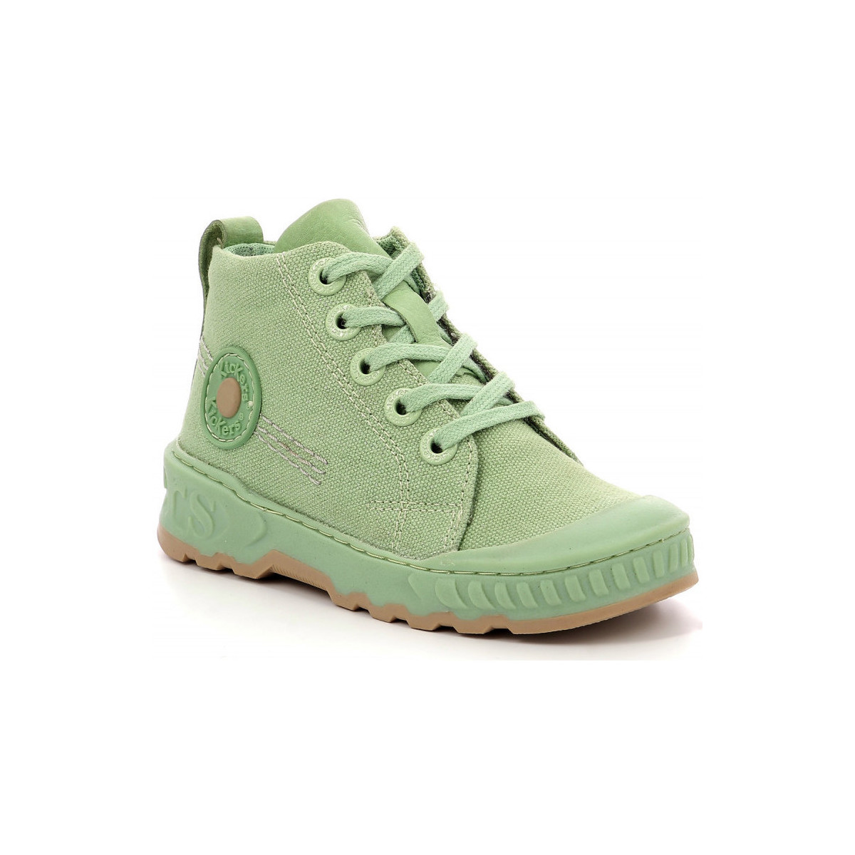 Chaussures Fille Baskets montantes Kickers Kickrup Vert