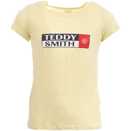 Vêtements Fille T-shirts manches courtes Teddy Smith 51006081D Jaune