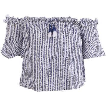 Vêtements Fille Moschino Kids stud-embellished logo t-shirt Teddy Smith 52306376D Bleu