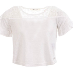 Vêtements Fille T-shirts manches courtes Teddy Smith 52306377D Blanc