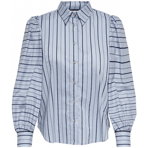 Vêtements Femme Sun & Shadow La Strada Shirt Trinny L/S - Tempes /Night Bleu