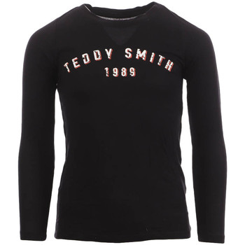 Vêtements Fille bow-detail denim shirt Teddy Smith 51006139D Noir