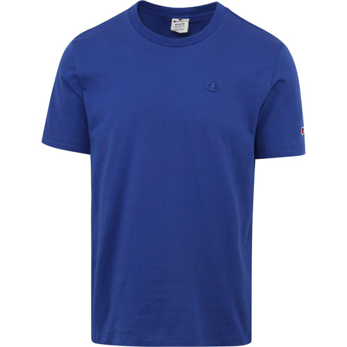 Vêtements Homme T-shirts & Polos Champion T-Shirt Logo Bleu Foncé Bleu