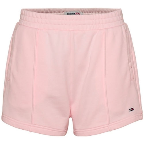 Vêtements Femme Shorts / Bermudas Tommy Jeans Short  femme Ref 59345 TJ9 Rose Rose
