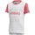 Vêtements Fille T-shirts manches courtes adidas Originals Lg Cot Tee Blanc