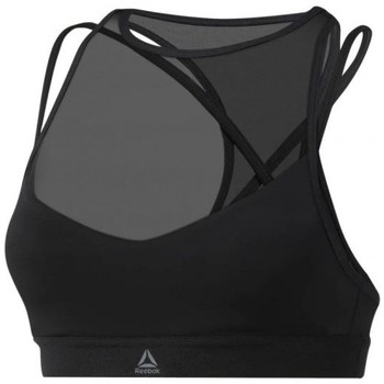 brassières reebok sport  studio strappy mesh medium-impact bra 