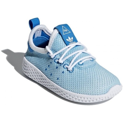 adidas Originals Pharrell Williams Tennis Hu Bleu - Livraison Gratuite |  Spartoo ! - Chaussures Baskets basses Enfant 40,99 €