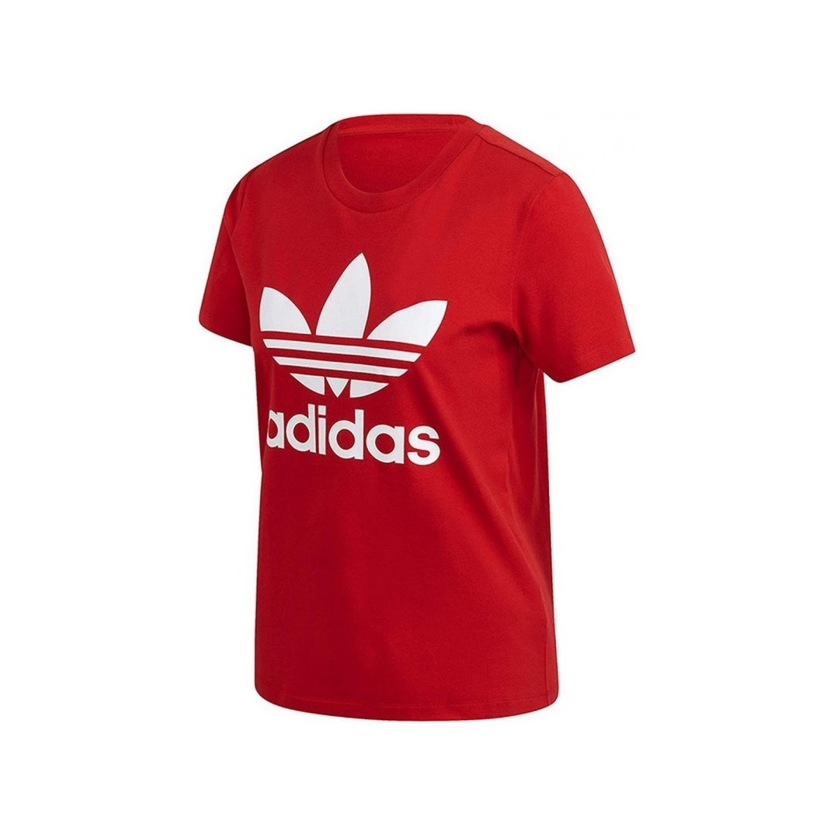 Vêtements Femme T-shirts & Polos adidas Originals Trefoil Tee Rouge