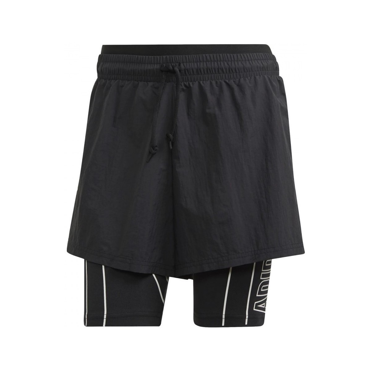 Vêtements Femme Shorts / Bermudas adidas Originals W Det 2I1 Shrt Noir