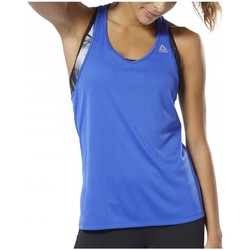 Vêtements Femme Débardeurs / T-shirts sans manche Reebok Sport Re Tank Bleu