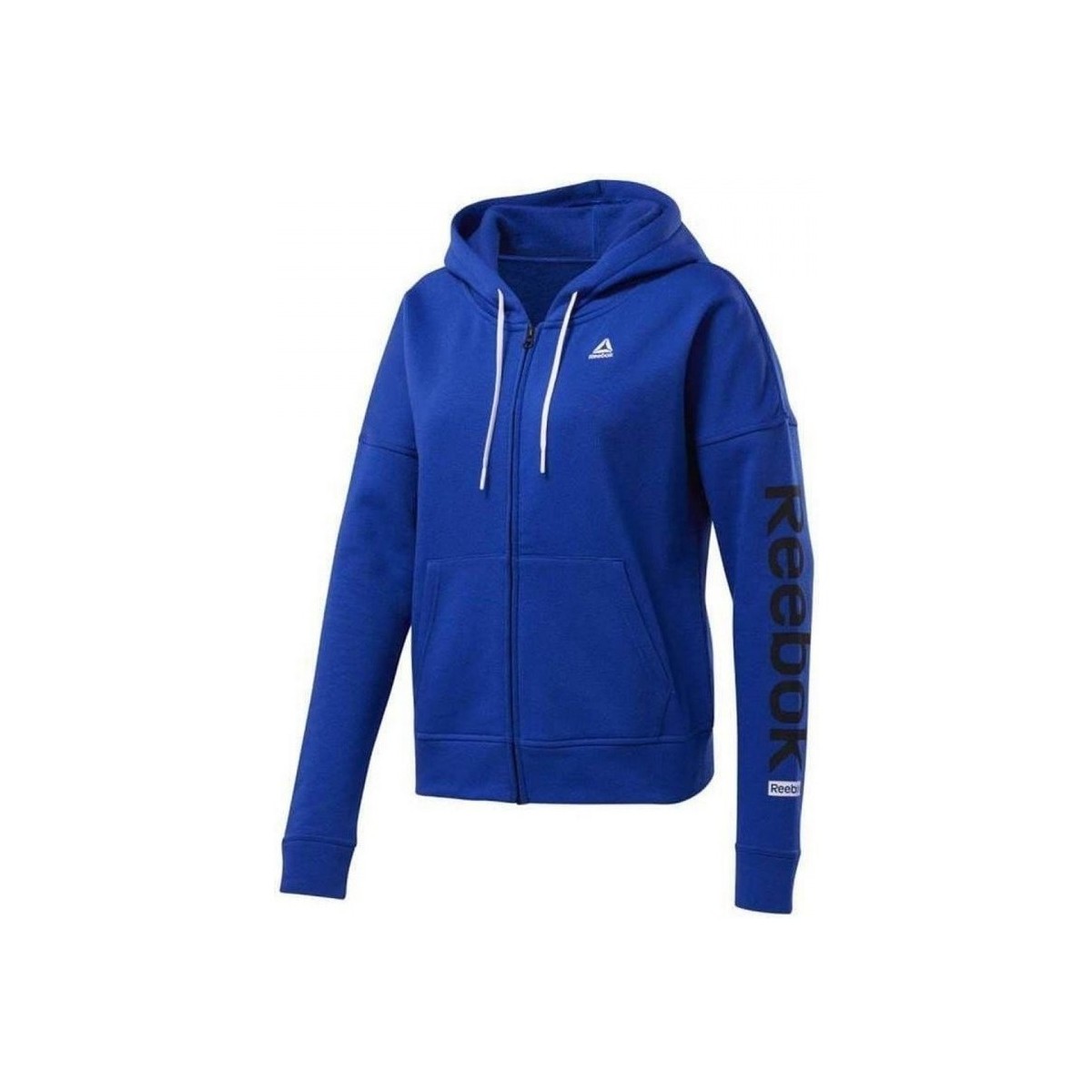 Vêtements Femme Sweats Reebok Sport Linear Logo Fullzip Bleu