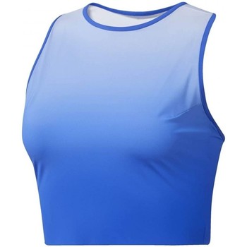 Vêtements Femme Débardeurs / T-shirts pallas sans manche Reebok Sport Y Ombre Crop Bleu