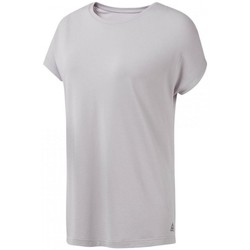 Vêtements Femme T-shirts & Polos reebok Shirt Sport Wor Mesh Panel Tee Violet